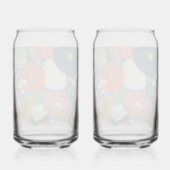 Gouden folie zijn & haar bruiloft wijnglazen blikvorm glas (Achterkant)