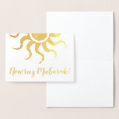 gouden folie zon kaarten (Display)