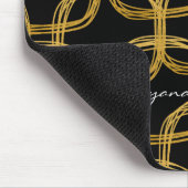 Gouden Foliecirkel Moderne Glam Muismat (Hoek)