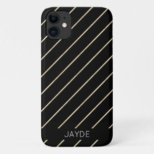 Gouden Folies Strepen Gepersonaliseerde mobiele te Case-Mate iPhone Case