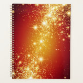Gouden Fonkelende Sterren Planner (Voorkant)