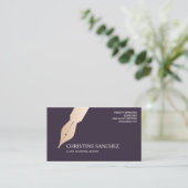 GOUDEN FONTEINPEN OPENBARE NOTARIS ZANGAGENT VISITEKAARTJE (Staand voorkant)