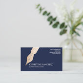 GOUDEN FONTEINPEN OPENBARE NOTARIS ZANGAGENT VISITEKAARTJE (Staand voorkant)