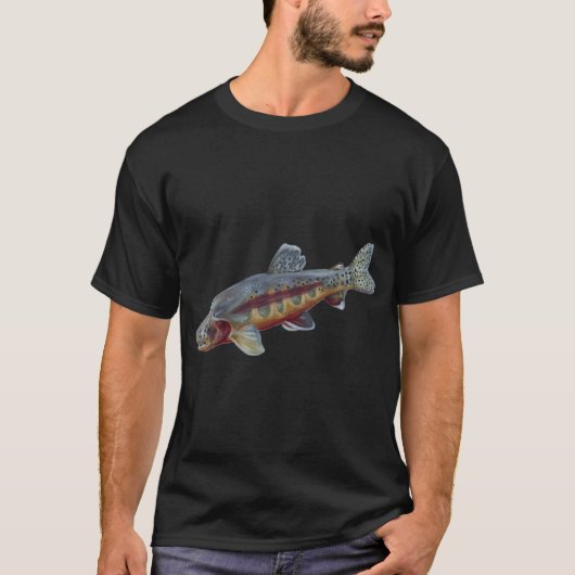 Gouden forel t-shirt (Voorkant)