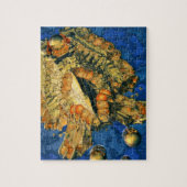 Gouden fossiel legpuzzel (Verticaal)