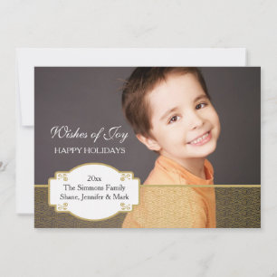 Gouden Foto Kerstkaart