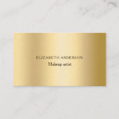 Gouden foto Qr code social media iconen premium Visitekaartje (Voorkant)