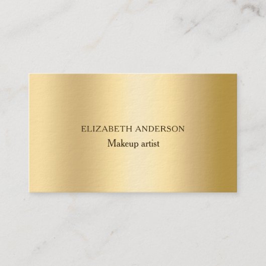 Gouden foto Qr code social media iconen premium Visitekaartje (Voorkant)