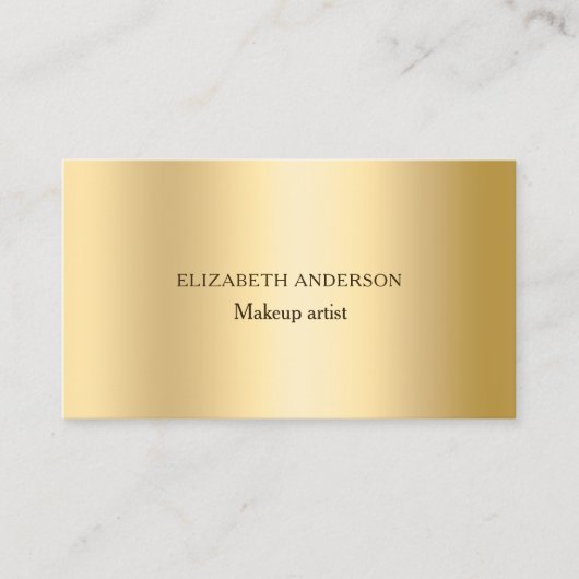 Gouden foto Qr code social media iconen Visitekaartje (Voorkant)