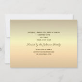 Gouden foto Quinceanera 15e verjaardag Kaart (Achterkant)