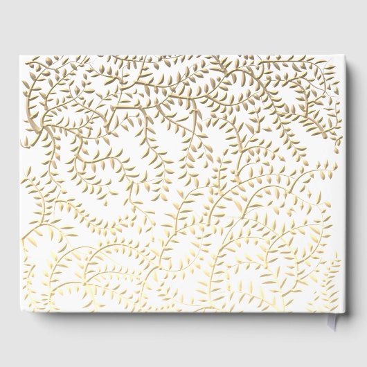 Gouden foto Quinceanera Verjaardag Gastenboek (Achterkant)