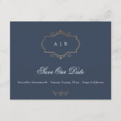 gouden foto van de zeemacht burgundy op de gouden  aankondiging (Voorkant)