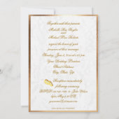  gouden foto-weddenschap kaart (Achterkant)