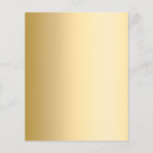 Gouden fotocollage Uitnodiging Graduation Party (Achterkant)