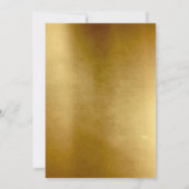 Gouden fotocollage verjaardag kaart (Achterkant)