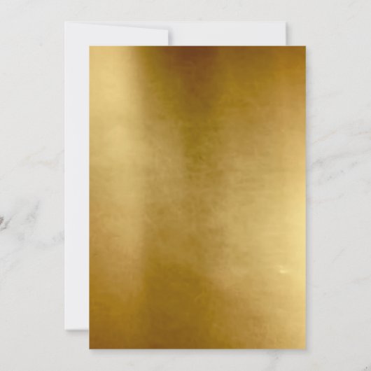 Gouden fotocollage verjaardag kaart (Achterkant)