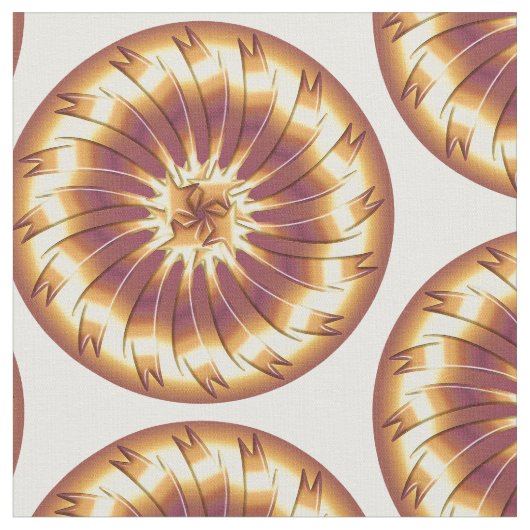 Gouden fractaal element. stof (Close Up)