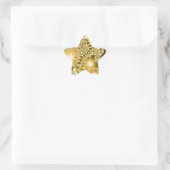 Gouden Fractal Floral Vine Lights Sticker (Tas)
