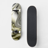 Gouden Fractal van de bloei Persoonlijk Skateboard (Voorkant)