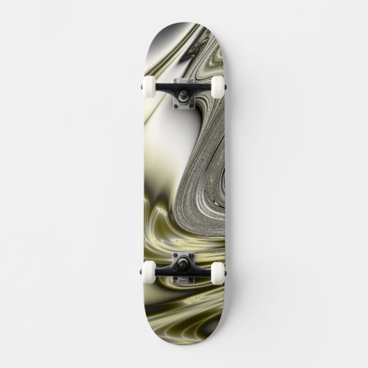 Gouden Fractal van de bloei Persoonlijk Skateboard (Voorkant)