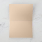 Gouden Fractale Kantlijn Aangepaste Dank U Kaart (Binnen)