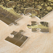 gouden fractale puzzel legpuzzel (Zijkant)