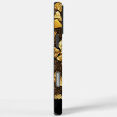 Gouden fragmenten op een donkere ondergrond Case-Mate iPhone case (Achterkant / Rechts)