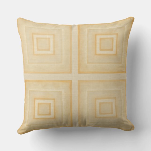 Gouden Frame Geometrie Kussen (Achterkant)