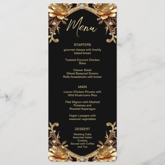 Gouden Frame Menu (Voorkant)