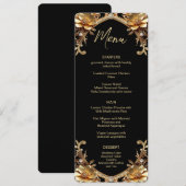 Gouden Frame Menu (Voorkant / Achterkant)