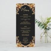 Gouden Frame Menu (Staand voorkant)