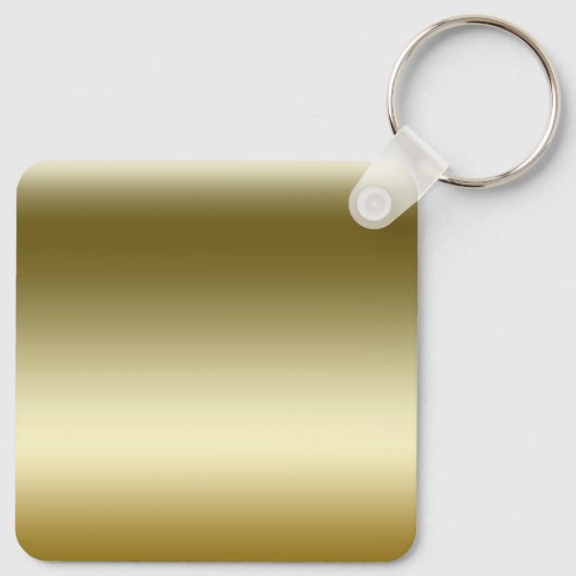 Gouden Freeride Snowboarder Snowboarden Stencil Sleutelhanger (Achterkant)