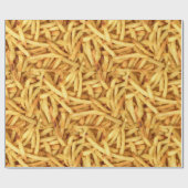 gouden friet cadeaupapier (Vlak)