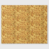 gouden friet cadeaupapier (Vlak)