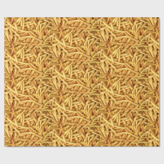 gouden friet cadeaupapier (Vlak)