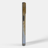 Gouden Fukuro Uil met bloesems Case-Mate iPhone Case (Achterkant / Rechts)