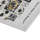 Gouden futuristische Design Snijplank (Hoek)