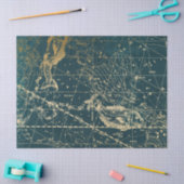 Gouden Galaxy Star Kaart Serie Design 4 Tissuepapier (Craft)