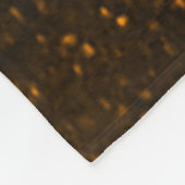 Gouden Galaxy Sterrennacht Fleece Deken (Hoek)