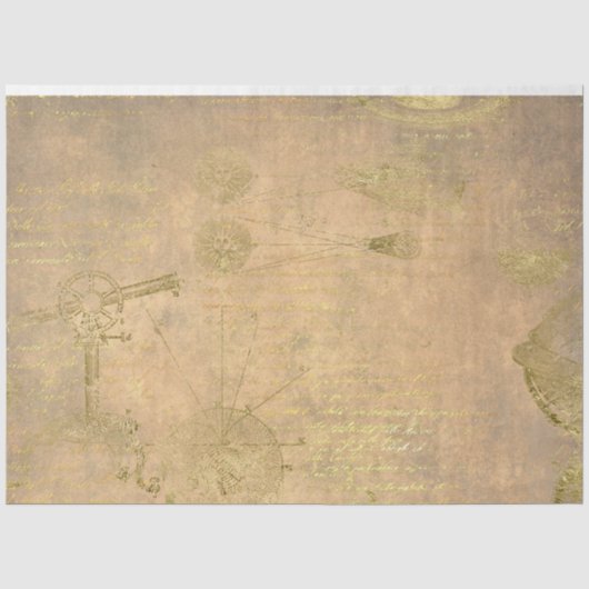 Gouden Galileo Serie Design 17 Tissuepapier (Voorkant)