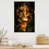 gouden ganesha - poster (Keuken)