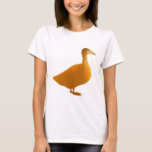 Gouden ganzen Vrouwen Basic T-shirt