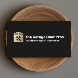 Gouden Garagedeur Installatie en Reparatie Visitekaartje