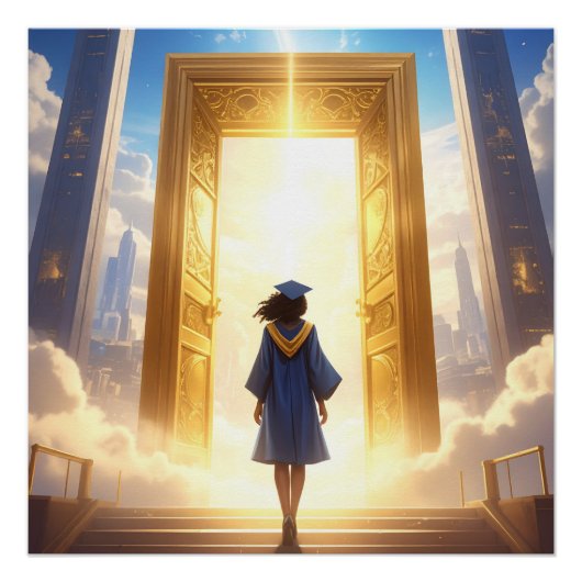 Gouden Gateway Afstudeerposter Perfect Poster (Voorkant)