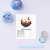 Gouden Gateway | Zonsondergang Meditatie Flyer (Enkel)