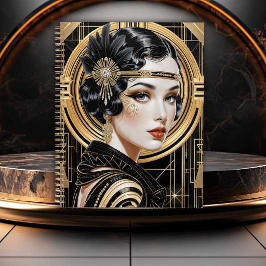 Gouden Gatsby Glamour Art Deco Planner