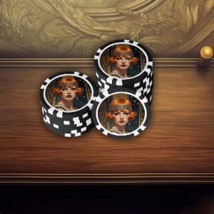 Gouden Gatsby Glamour Poker Chips