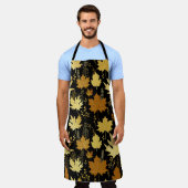 Gouden gebladerte, naadloos patroon. schort (Gedragen)