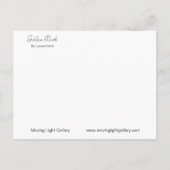 Gouden Geboorte Aankondigingskaart (Achterkant)