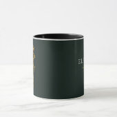 Gouden geboortebloem Custom naam mok - maart Narci (Midden)